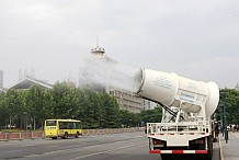 Un canon anti-pollution inauguré en Chine 